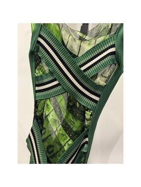 JEAN PAUL GAULTIER - Vintage Mini Dress, Green Size L